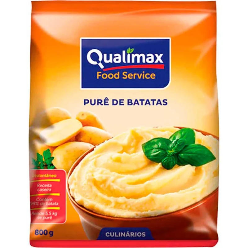 Purê De Batata 800G Qualimax
