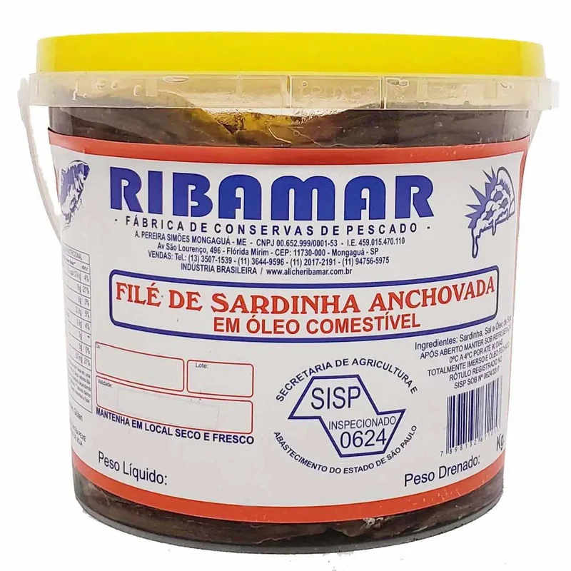 Anchovas Ribamar 2kg