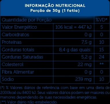 Queijo Mussarela Três Marias