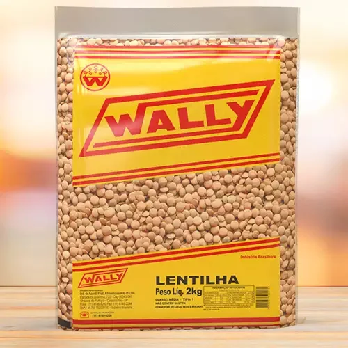 Lentilha 2kg Wally