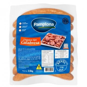 Calabresa Defumada Pamplona 2,5kg
