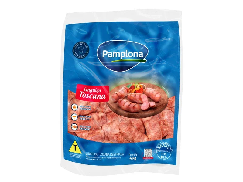 Linguiça Toscana Pamplona 4kg