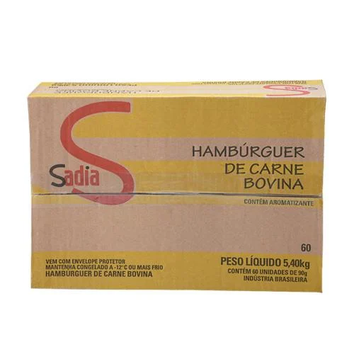 Hamburguer 90G Sadia (5,4Kg)