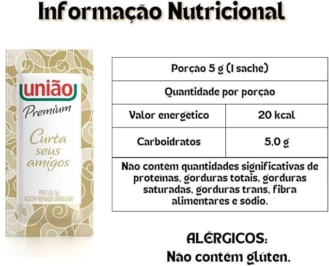 Açucar Sachê União 400Und
