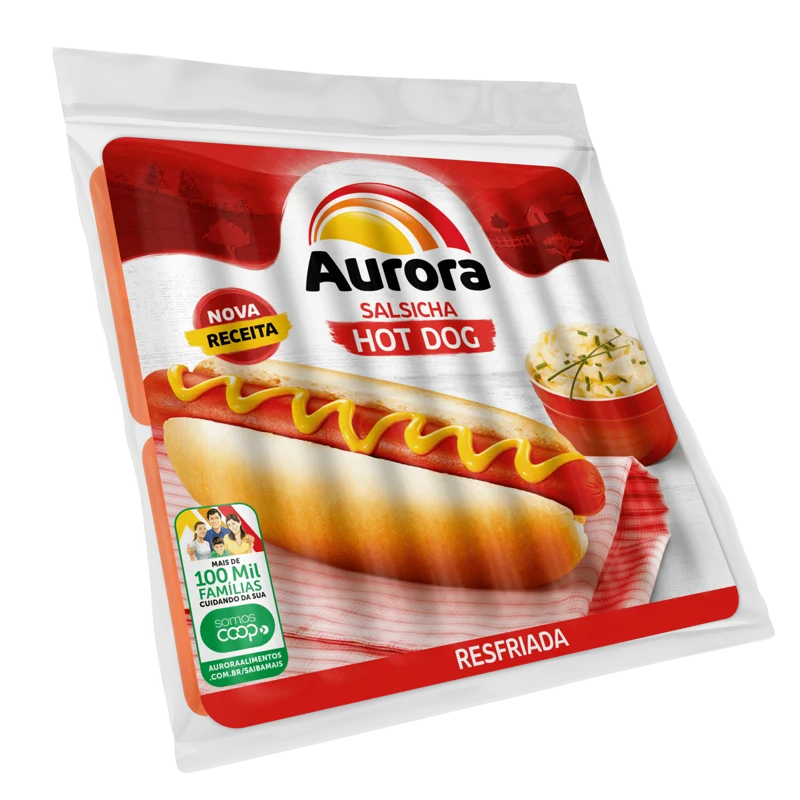 Salsicha Resfriada Aurora 3Kg