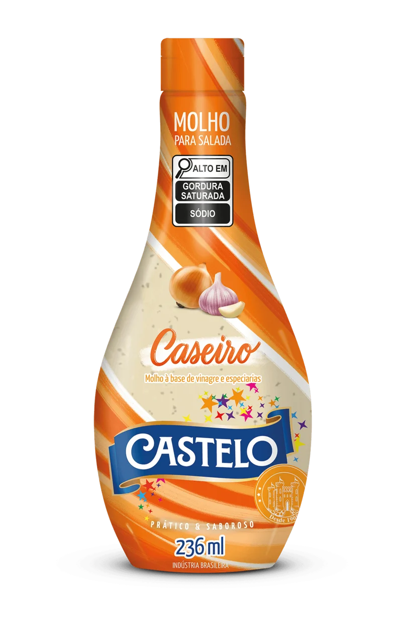 Molho Salada Caseiro Castelo