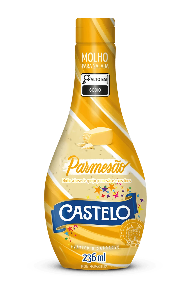 Molho Salada Parmesão Castelo