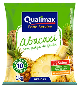 Suco Em Pó Abacaxi 1Kg Qualimax
