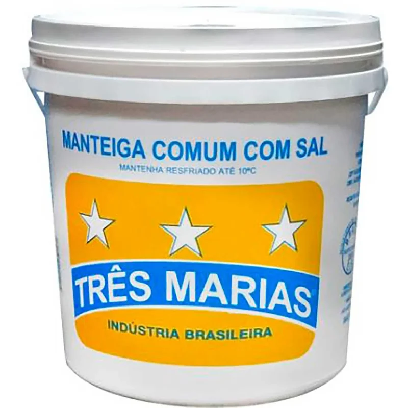 Manteiga Balde Três Marias com Sal 10KG