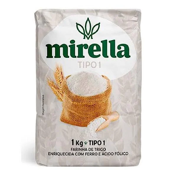 Farinha de Trigo Mirella 1kg
