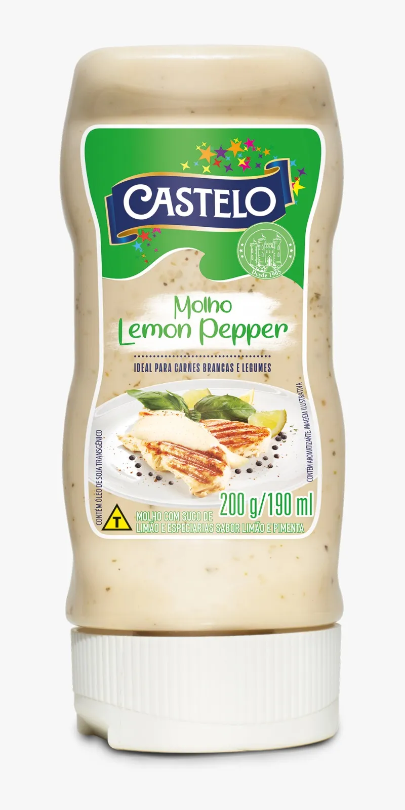 Molho Salada Lemon Pepper Castelo