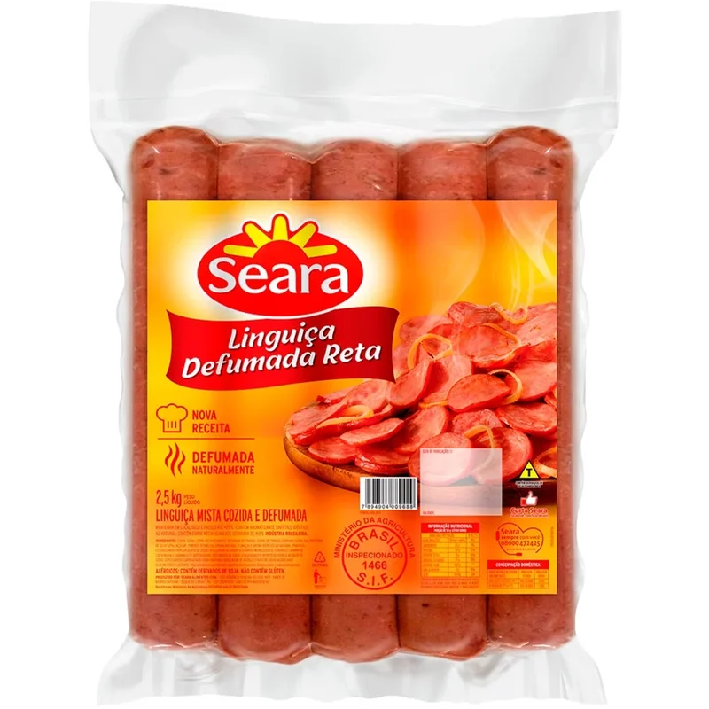 Calabresa Reta Seara 2,5kg